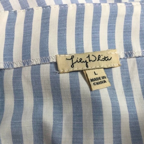 Lily White Ruffle Front Skort Size Large - Picture 6 of 8